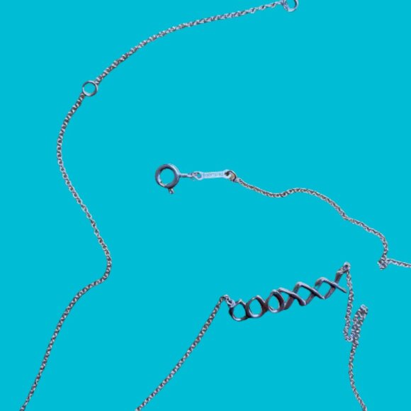 Tiffany & Co XXXOOO sterling silver necklace NWOT - Picture 6 of 7